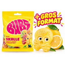 Bubs Fruity Lemon Sour Skalle 190 Gr