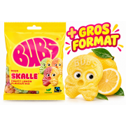 Bubs Fruity Lemon Sour Skalle 190 Gr Bubs Fruity Lemon Sour Skalle 190 Gr