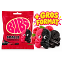 Bubs Raspberry Salty Licorice Skalle 190 Gr