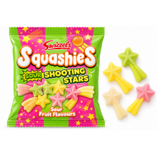 Swizzels Squashies Sour Shooting Stars 100 Gr