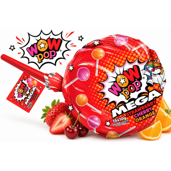 Wow Pop Mega Lollipops 150 Gr