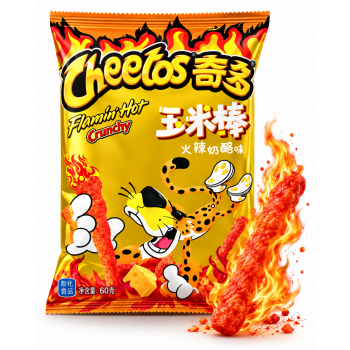 Cheetos Flamin Hot Crunchy 60 Gr