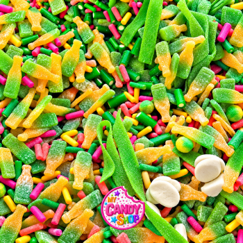 Mix Bonbons Flash Verts Acidul&eacute;s 300 Gr