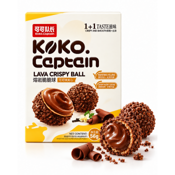 Koko Captain Lava Crispy Balls Cocoa 56 Gr