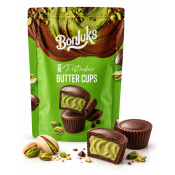 Bonjuks Butter Cups Pistachio 90 Gr
